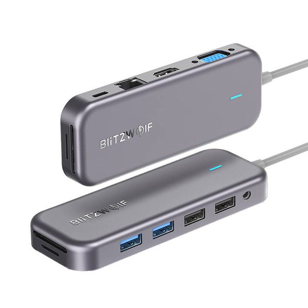 Adapter 11 u 1 Blitzwolf BW-TH8 Hub USB-C