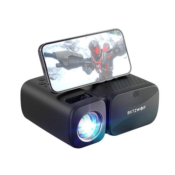 BlitzWolf BW-V3 Mini LED projektor, Wi-Fi + Bluetooth (crni)