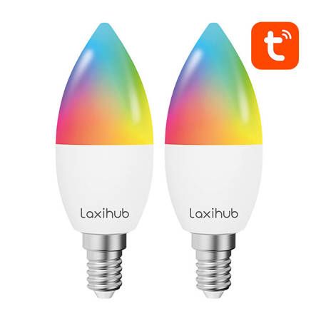 Pametna LED žarulja Laxihub LAE14S (2 komada) WiFi Bluetooth Tuya